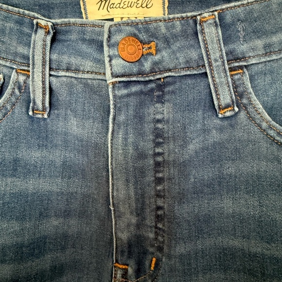 Madewell Blue Straight Leg Jeans - Picture 4 of 7